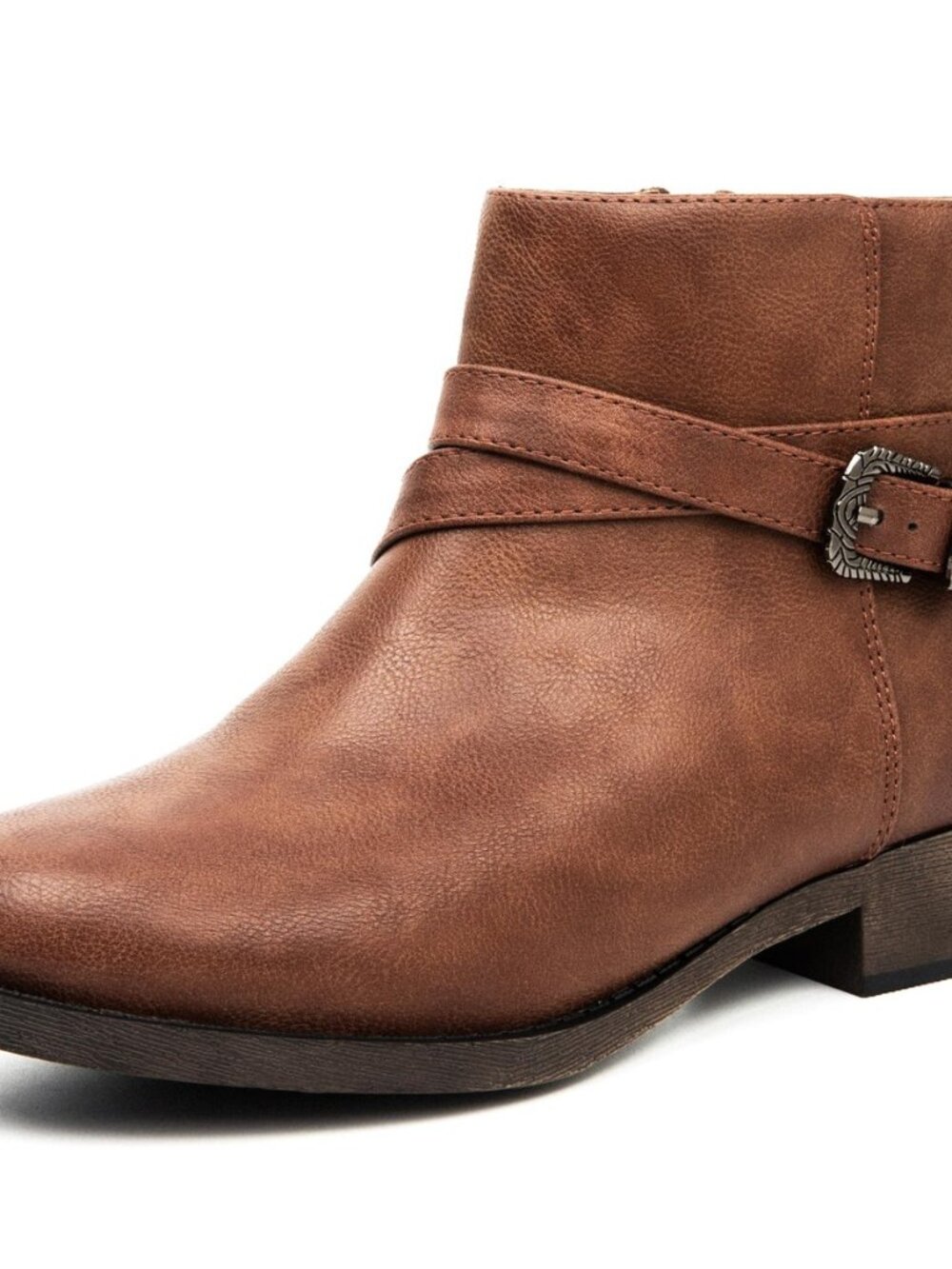 Women's Ankle Booties,Low Chunky Heel Casual Short Boots